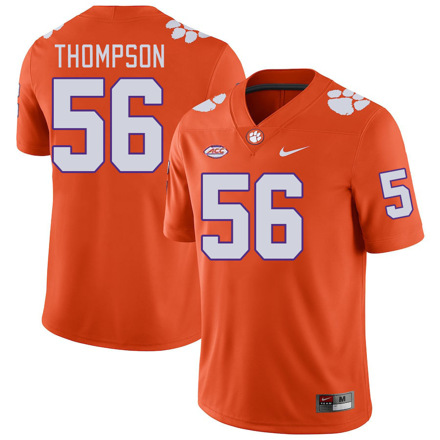 Men #56 Champ Thompson Clemson Tigers College Football Jerseys Stitched-Orange